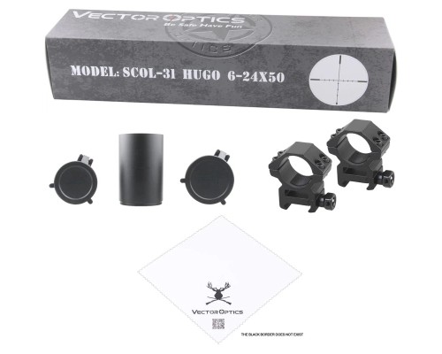 Оптичний приціл Vector Optics Hugo 6-24x50 (25,4 мм) SFP (SCOL-31)