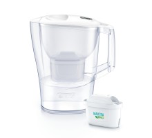Фільтр-глечик Brita Aluna Memo MXPro 2.4л (1.4л очищеної води) з фільтр-картриджем 3шт, білий (1053054)