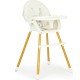 Стілець для годування Ecotoys 2 в 1 SMART Beige (HA-004 BEIGE)