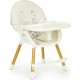 Стілець для годування Ecotoys 2 в 1 SMART Beige (HA-004 BEIGE)