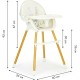 Стілець для годування Ecotoys 2 в 1 SMART Beige (HA-004 BEIGE)