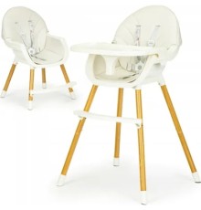Стілець для годування Ecotoys 2 в 1 SMART Beige (HA-004 BEIGE)