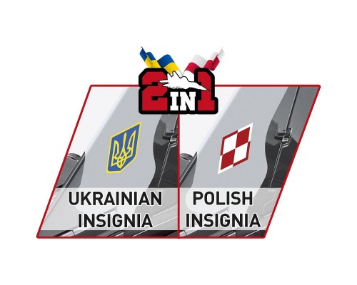 Конструктор Cobi Літак МіГ-29 (UA/PL) Fulcrum, 550 деталей (COBI-5840)
