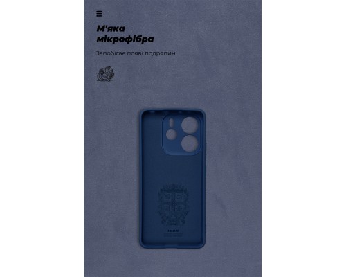 Чохол до мобільного телефона Armorstandart ICON Xiaomi Redmi Note 14 4G Camera cover Dark Blue (ARM79816)