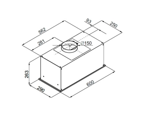 Витяжка кухонна Hansa OMC6551BH