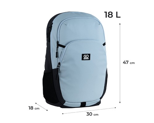 Рюкзак шкільний GoPack Education Teens 185 блакитний (GO25-185L-4)