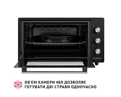 Електропіч Perfelli CLASSIC 48 BLACK