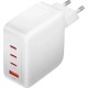Зарядний пристрій Vention 4xUSB 140W (3xUSB-C+USB-A) PD3.1/QC3.0/GaN White (FEIW0-EU)