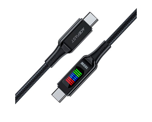 Дата кабель USB-C to USB-C 1.2m 100W with display C7-03 Acefast (6974316282778)
