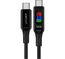Дата кабель USB-C to USB-C 1.2m 100W with display C7-03 Acefast (6974316282778)