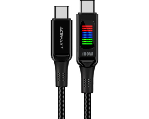 Дата кабель USB-C to USB-C 1.2m 100W with display C7-03 Acefast (6974316282778)