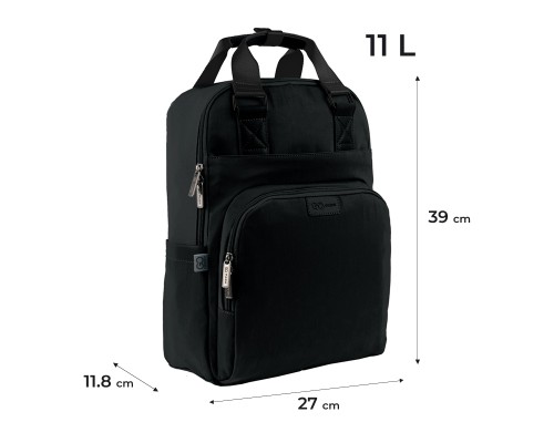 Рюкзак шкільний GoPack Education Teens 179 чорний (GO25-179M-1)