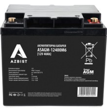 Батарея до ДБЖ AZBIST 12V 40 Ah Super AGM (ASAGM-12400M6)
