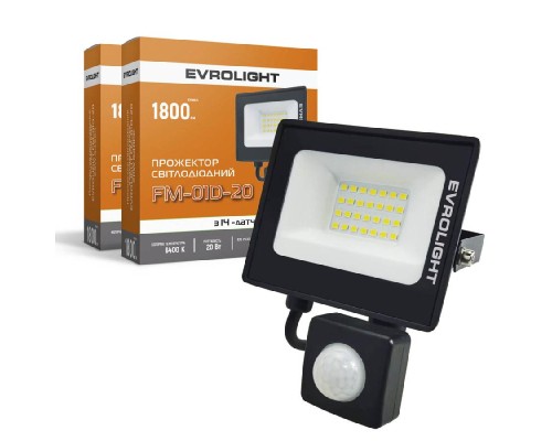 Прожектор EVROLIGHT FM-01D-20 20W 6400К