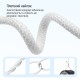 Дата кабель USB-C to USB-C 2.0m (braided cotton) (PD Fast Charging 60W) 3.0А grey ColorWay (CW-CBPDCC068-GR)