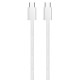Дата кабель USB-C to USB-C 2.0m (braided cotton) (PD Fast Charging 60W) 3.0А grey ColorWay (CW-CBPDCC068-GR)