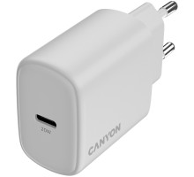 Зарядний пристрій Canyon OnCharge 250 25W 1xPD EU White (CNE-CHA250-01)