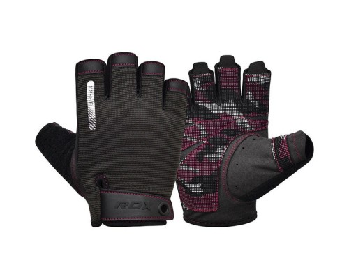Рукавички для фітнесу RDX T2 Half Pink M (WGA-T2HP-M)