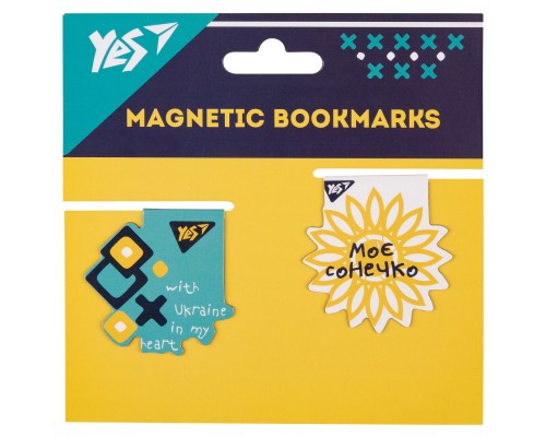 Закладки для книг Yes магнітні My Ukraine, 2шт 1 (708122)
