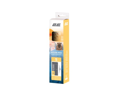Килимок для мишки 2E Capybarra S Yellow (2E-PAD-S-CAPY-YELLOW)