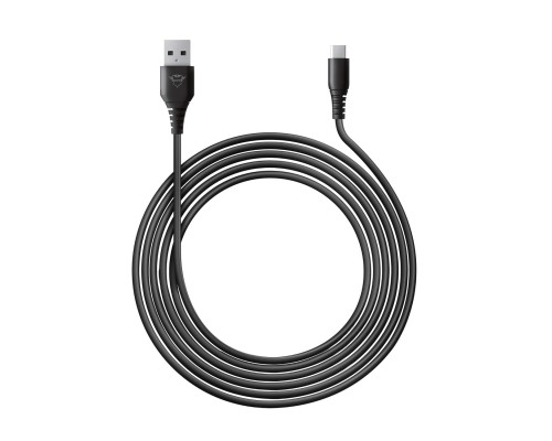Дата кабель USB 2.0 AM to USB-C 3.0m GXT 226 for PS5 black Trust (24168_TRUST)