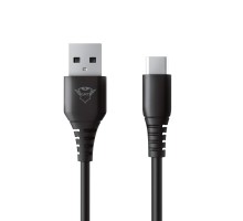 Дата кабель USB 2.0 AM to USB-C 3.0m GXT 226 for PS5 black Trust (24168_TRUST)