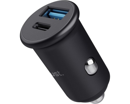 Зарядний пристрій Trust USB-C PD25W + USB QC12W 37W Black (25197_TRUST)
