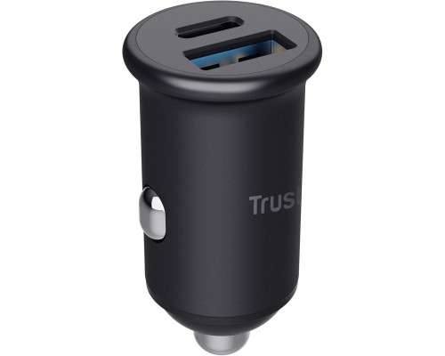Зарядний пристрій Trust USB-C PD25W + USB QC12W 37W Black (25197_TRUST)