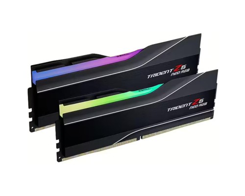 Модуль пам'яті для комп'ютера DDR5 48GB (2x24GB) 6400 MHz Trident Z5 Neo RGB Matte Black G.Skill (F5-6400J3239F24GX2-TZ5NR)