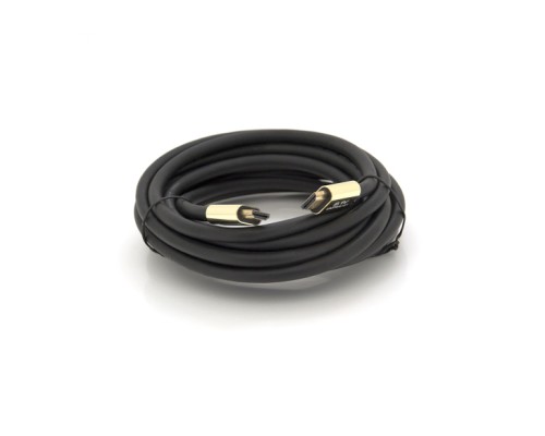 Кабель мультимедійний HDMI M to HDMI M 5.0m V2.1 8K black Merlion (YT-HDMI(M)/(M)8KV2.1-5.0m)