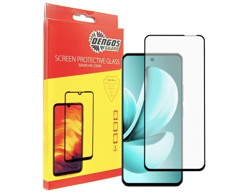 Скло захисне Dengos Full Glue Realme C71 Black (TGFG-412)
