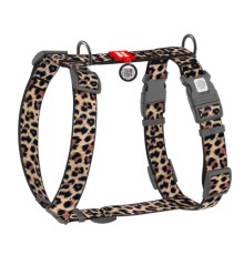 Шлея для собак WAUDOG Nylon анатомічна H-подібна з QR-паспортом 