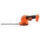 Кущоріз Black&Decker 18V, насадки - 20 см/8 мм, 10 см/18 мм (без АКБ та ЗП) (BCSS18B)