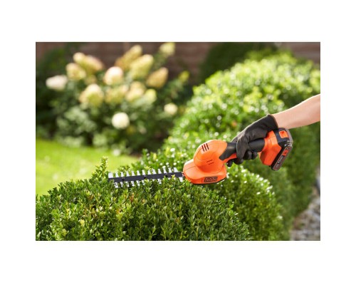 Кущоріз Black&Decker 18V, насадки - 20 см/8 мм, 10 см/18 мм (без АКБ та ЗП) (BCSS18B)