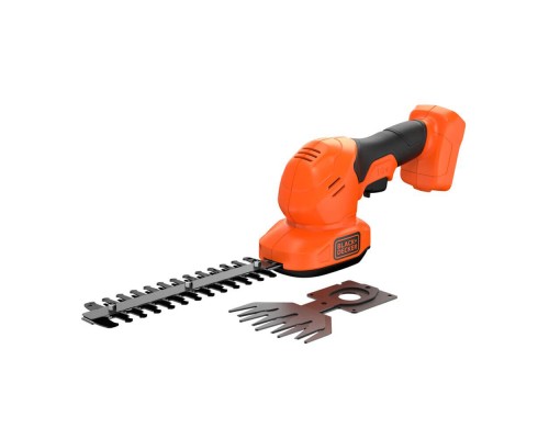 Кущоріз Black&Decker 18V, насадки - 20 см/8 мм, 10 см/18 мм (без АКБ та ЗП) (BCSS18B)