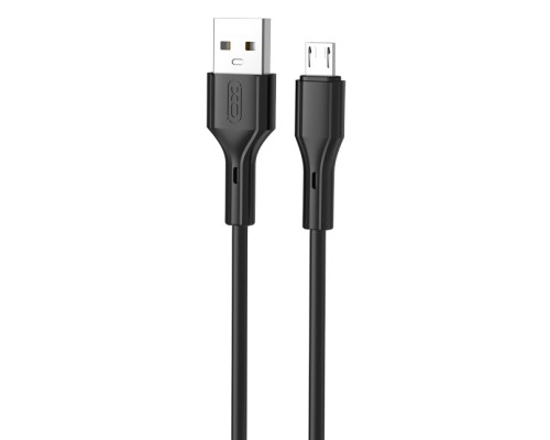 Дата кабель USB 2.0 AM to Micro 5P 1.0m black XO (NB230_M_Black)