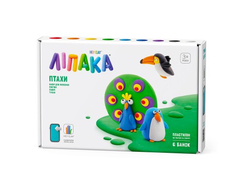 Набір для творчості Lipaka Птахи Пінгвін, павич, тукан (60026-UA01)