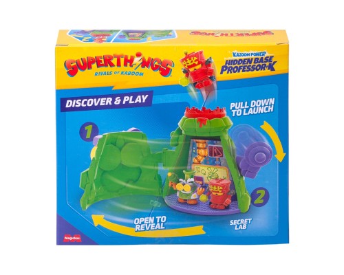 Ігровий набір SuperThings серії Kazoom Power - Прихована база Професора К (PSTSP112IN250)