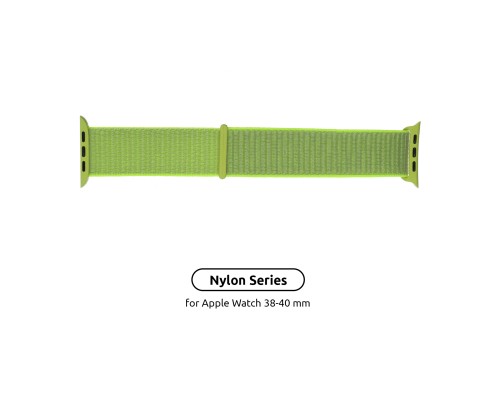 Ремінець до смарт-годинника Armorstandart Nylon Band для Apple Watch 42 (Series 11-10)/41/40/38 Light Green (ARM57849)