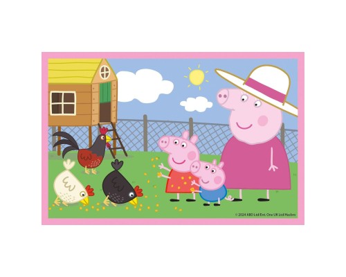 Кубики Clementoni пазл Peppa Pig, 6 елементів (40659)