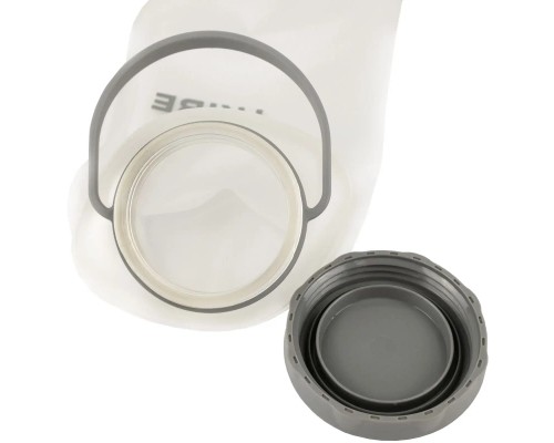 Пляшка для води Tribe Soft Bottle 1 л TPU м'яка crystal-white (T-FE-0023-crystal-white)