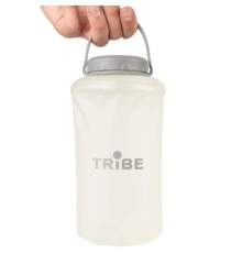 Пляшка для води Tribe Soft Bottle 1 л TPU м'яка crystal-white (T-FE-0023-crystal-white)