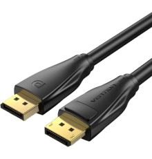 Кабель мультимедійний DP 1.4 Male to Male HD Cable 8K 1.5M Black VENTION (HCDBG)