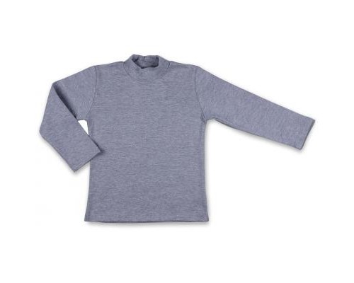 Кофта дитяча Lovetti водолазка сіра меланжева (1011-104-gray)