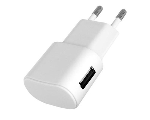 Зарядний пристрій Florence USB, 1.0A + cable Lightning white (FW-1U010W-L)