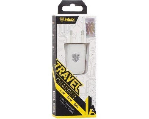Зарядний пристрій Inkax CD-07 1USB 1A White (F_62256)