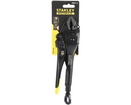 Кліщі Stanley з фіксацієй (пинци) вигнуті губки 240 мм посилені FatMax (FMHT0-74886)