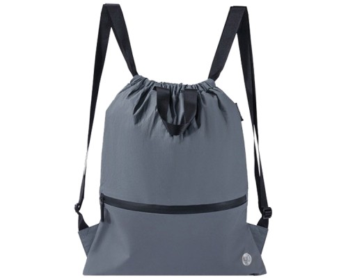 Рюкзак туристичний Xiaomi RunMi 90 Points Lightweight Urban Drawstring Backpack Dark G (6972125146151)