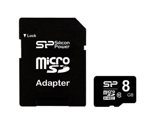 Карта пам'яті Silicon Power 8GB microSD class 10 (SP008GBSTH010V10SP) Карта пам'яті Silicon Power 8GB microSD class 10 (SP008GBSTH010V10SP)