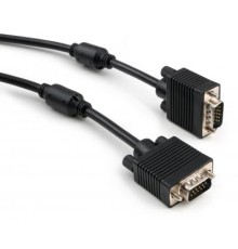 Кабель мультимедійний VGA 15.0m ferrits Vinga (VCPVGAF15BK)
